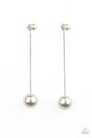 Extended Elegance - White-Earrings