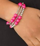 Paparazzi New Adventures Bracelet Pink